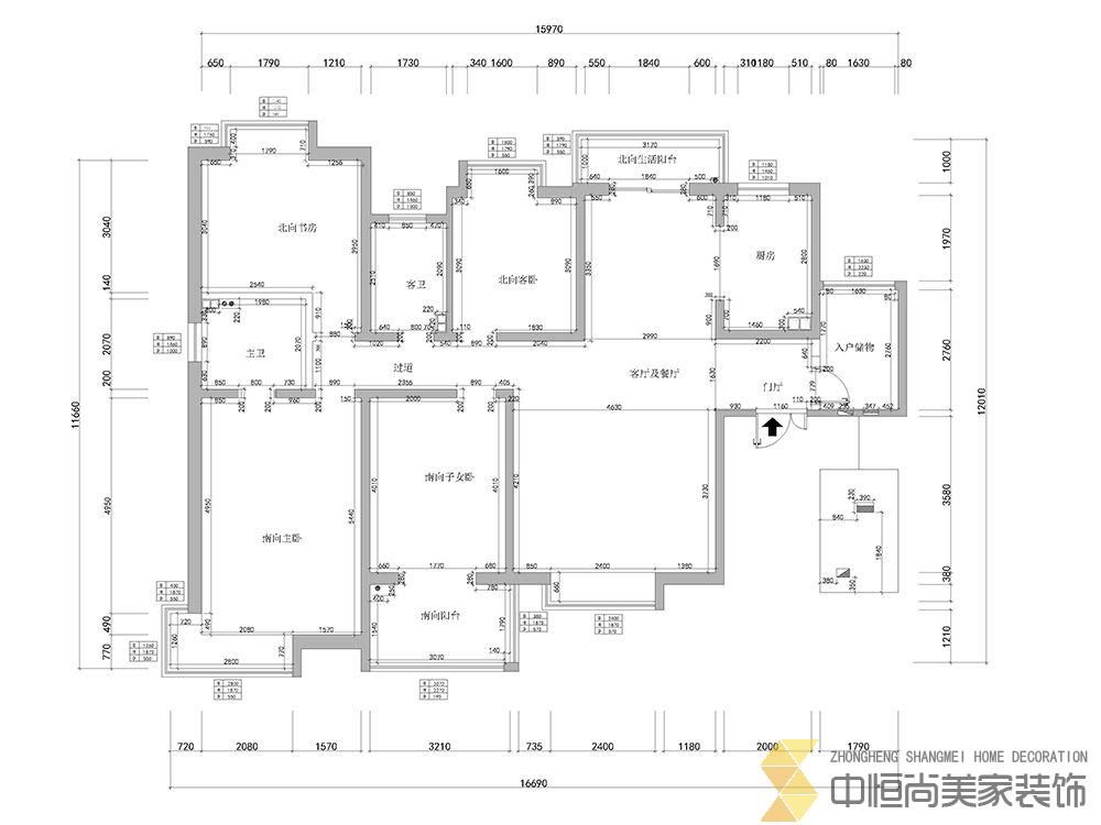 西安,西安家裝,西安家裝設計,西安小戶型設計公司,裝修案例【曲江意境】160平-美式簡約